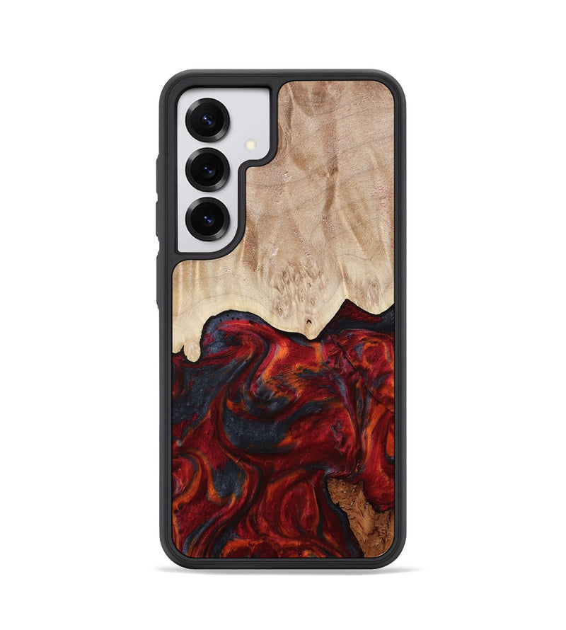 Galaxy S25 Wood Phone Case - Franco (Red, 799160)