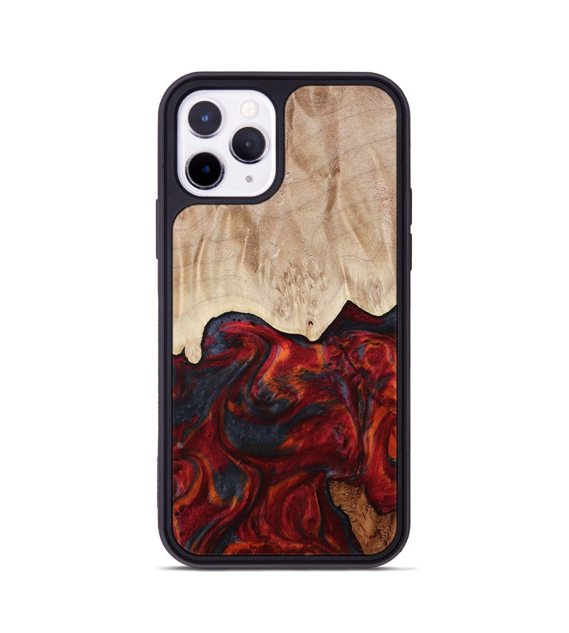 iPhone 11 Pro Wood Phone Case - Franco (Red, 799160)