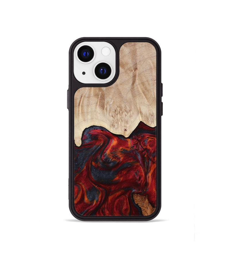 iPhone 13 mini Wood Phone Case - Franco (Red, 799160)