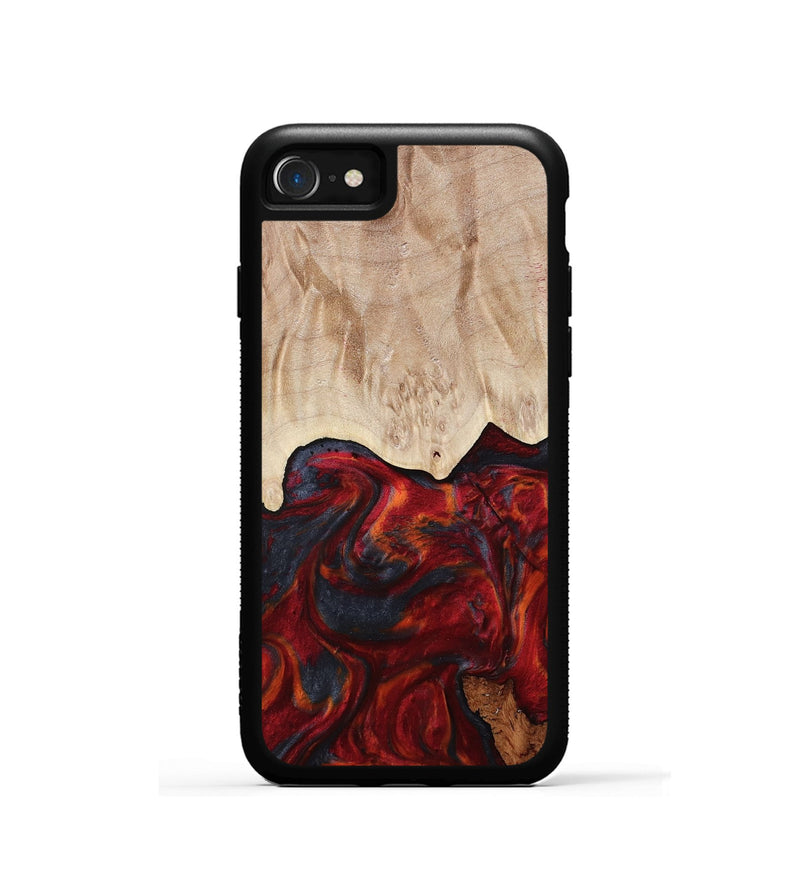 iPhone SE Wood Phone Case - Franco (Red, 799160)