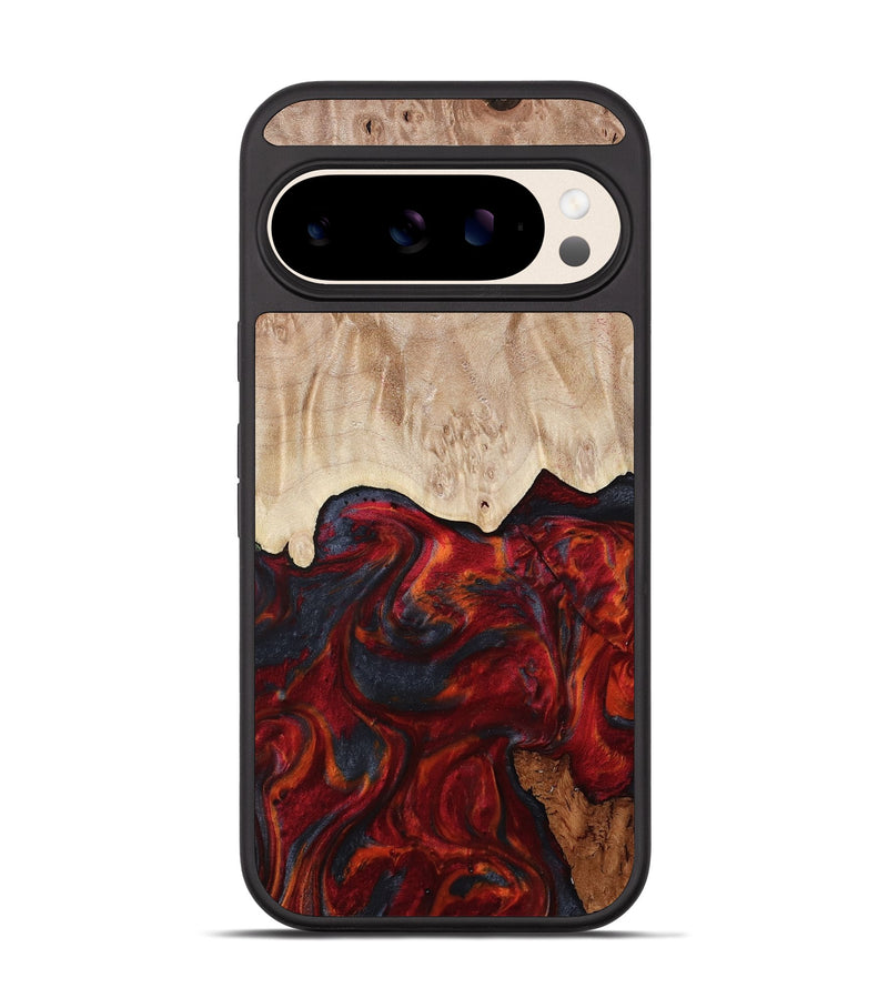 Pixel 10 Wood Phone Case - Franco (Red, 799160)