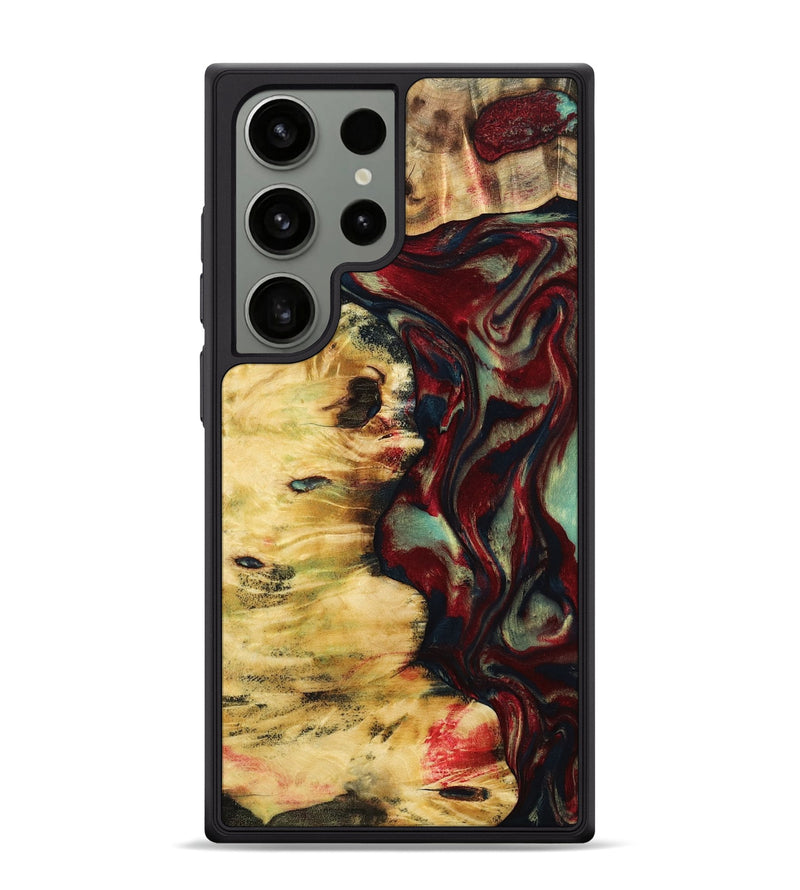 Galaxy S24 Ultra Wood Phone Case - Mason (Red, 799165)