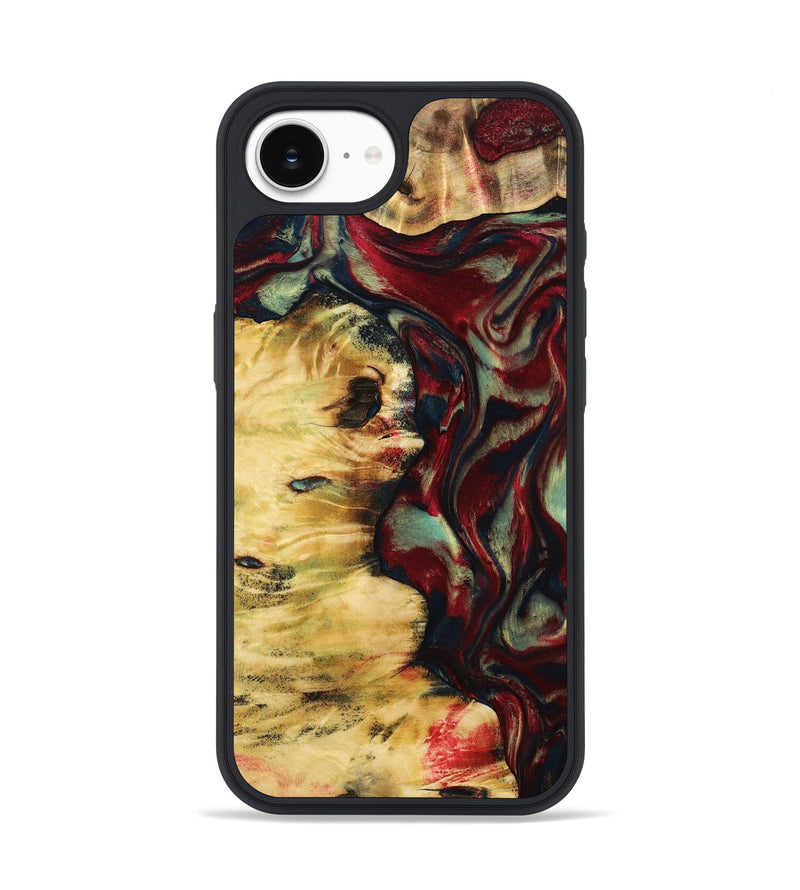 iPhone 16e Wood Phone Case - Mason (Red, 799165)