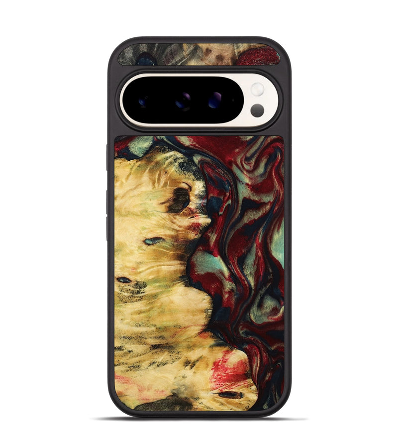 Pixel 9 Wood Phone Case - Mason (Red, 799165)