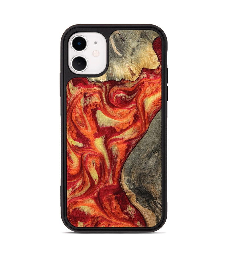 iPhone 11 Wood Phone Case - Catina (Red, 799166)