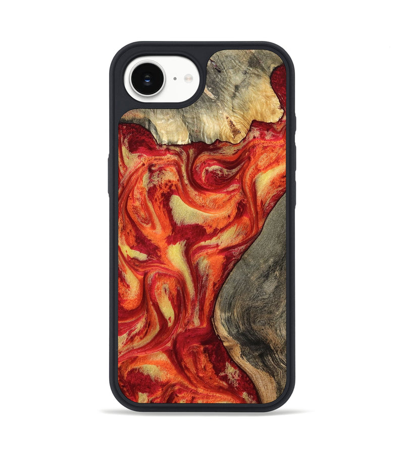 iPhone 16e Wood Phone Case - Catina (Red, 799166)