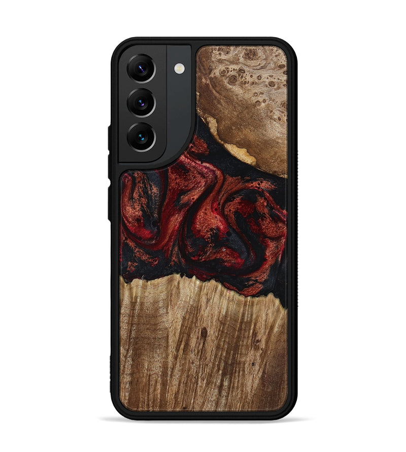 Galaxy S22 Plus Wood Phone Case - Ivette (Red, 799167)