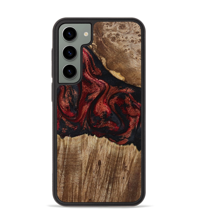 Galaxy S23 Plus Wood Phone Case - Ivette (Red, 799167)
