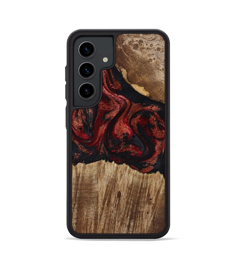 Galaxy S24 Wood Phone Case - Ivette (Red, 799167)