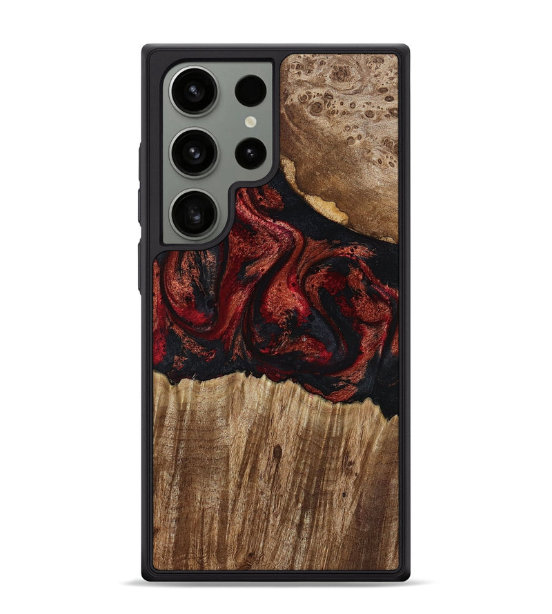 Galaxy S24 Ultra Wood Phone Case - Ivette (Red, 799167)