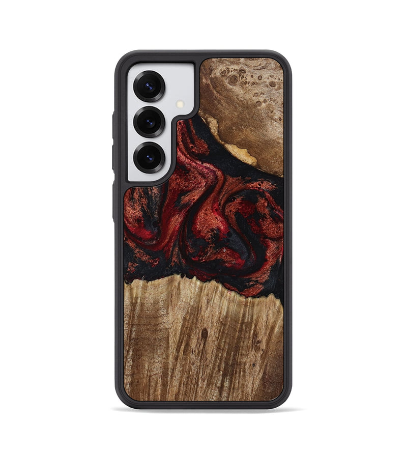 Galaxy S25 Wood Phone Case - Ivette (Red, 799167)