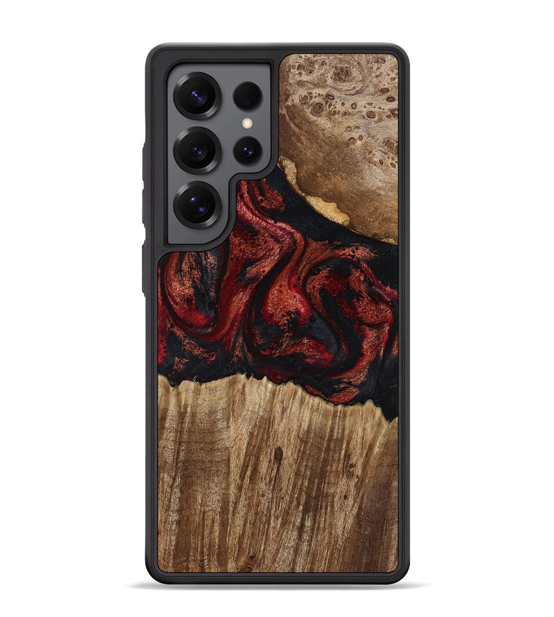 Galaxy S25 Ultra Wood Phone Case - Ivette (Red, 799167)
