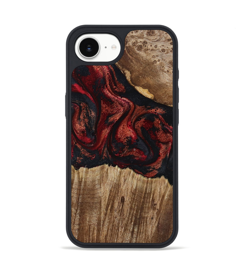 iPhone 16e Wood Phone Case - Ivette (Red, 799167)
