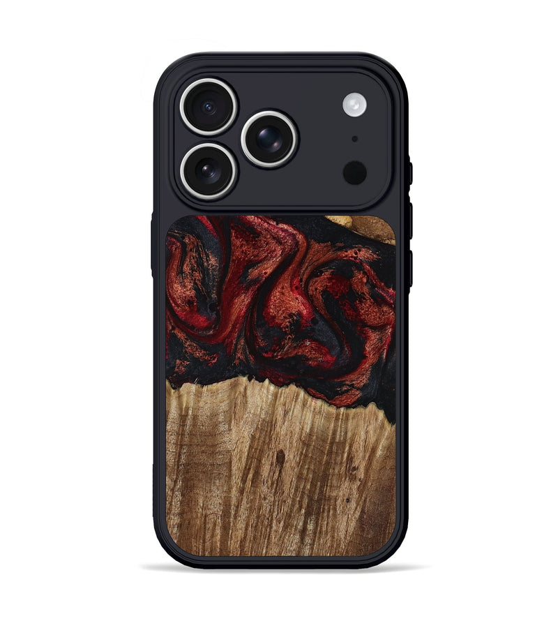 iPhone 17 Pro Wood Phone Case - Ivette (Red, 799167)