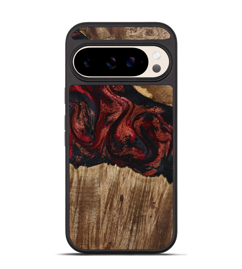 Pixel 10 Wood Phone Case - Ivette (Red, 799167)