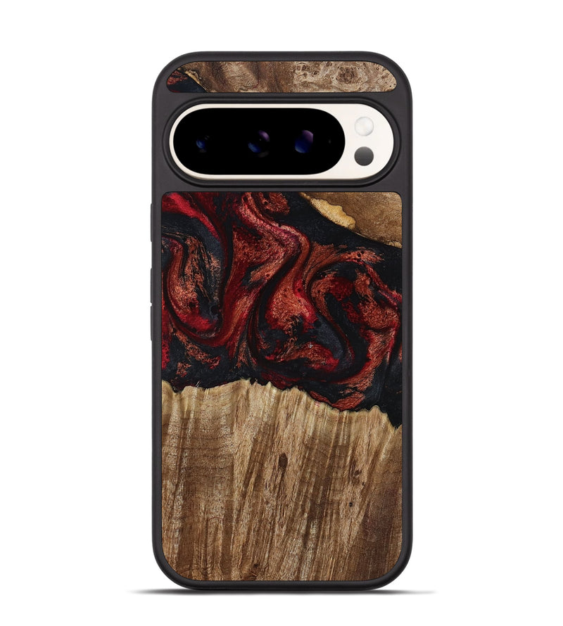 Pixel 9 Pro Wood Phone Case - Ivette (Red, 799167)
