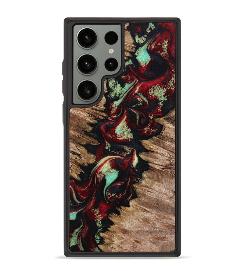 Galaxy S23 Ultra Wood Phone Case - Kairo (Red, 799168)
