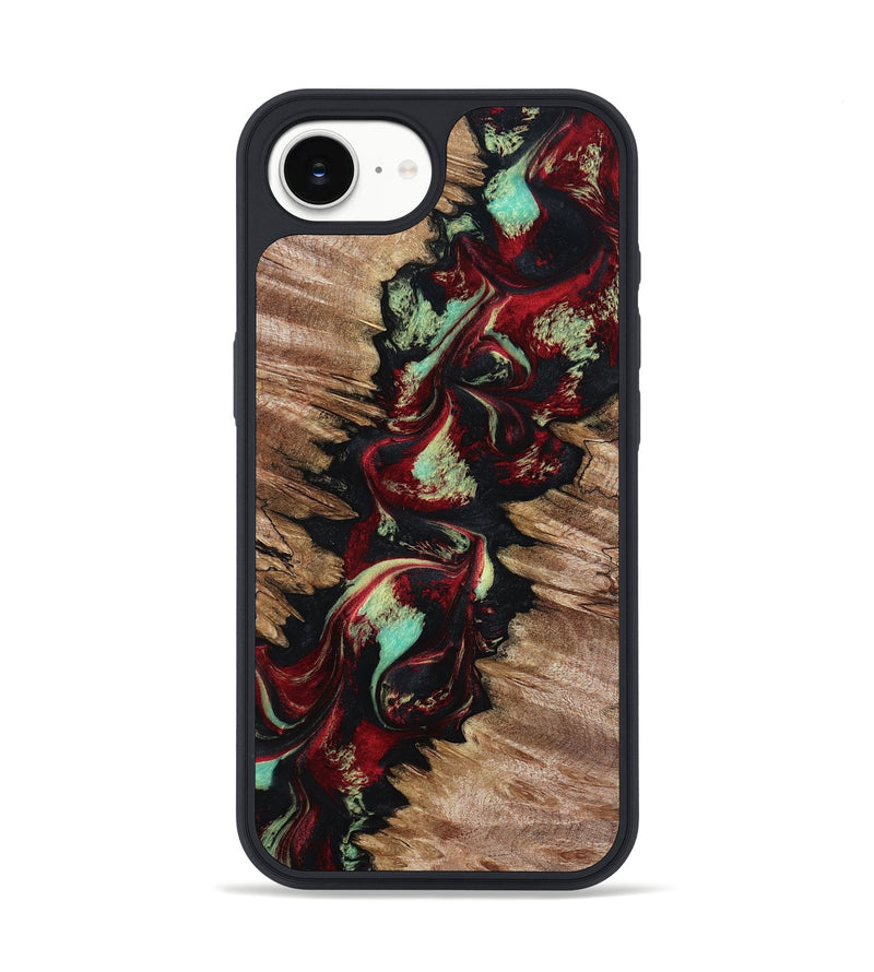 iPhone 16e Wood Phone Case - Kairo (Red, 799168)