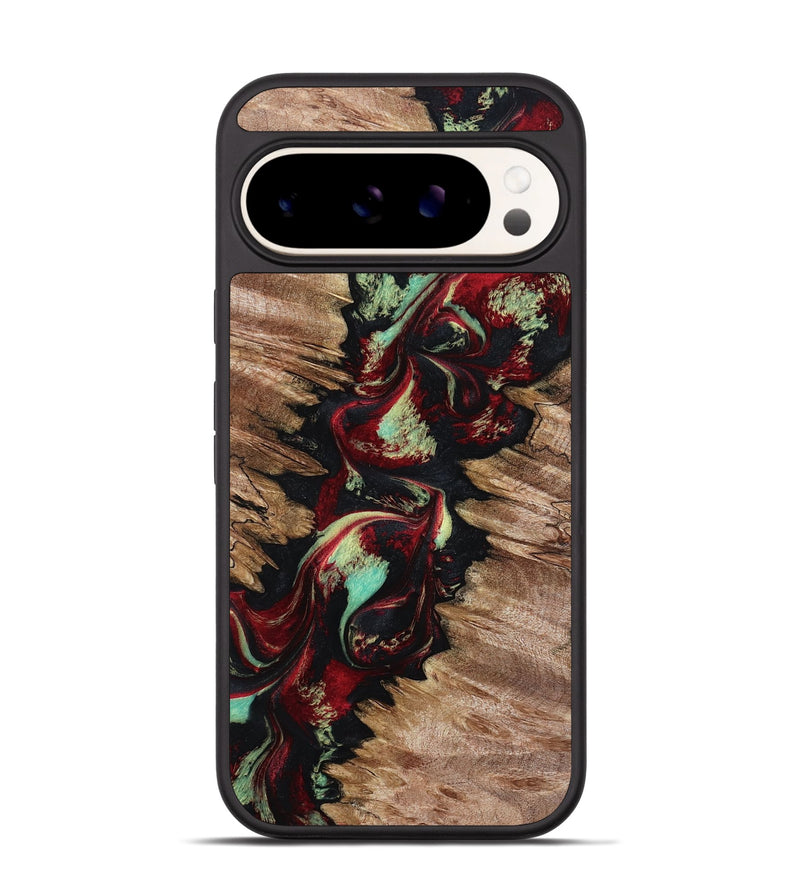 Pixel 9 Wood Phone Case - Kairo (Red, 799168)