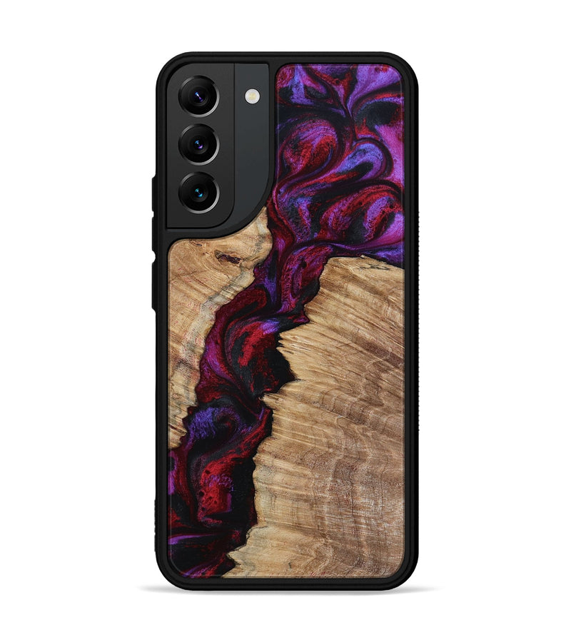 Galaxy S22 Plus Wood Phone Case - Evelyne (Red, 799169)