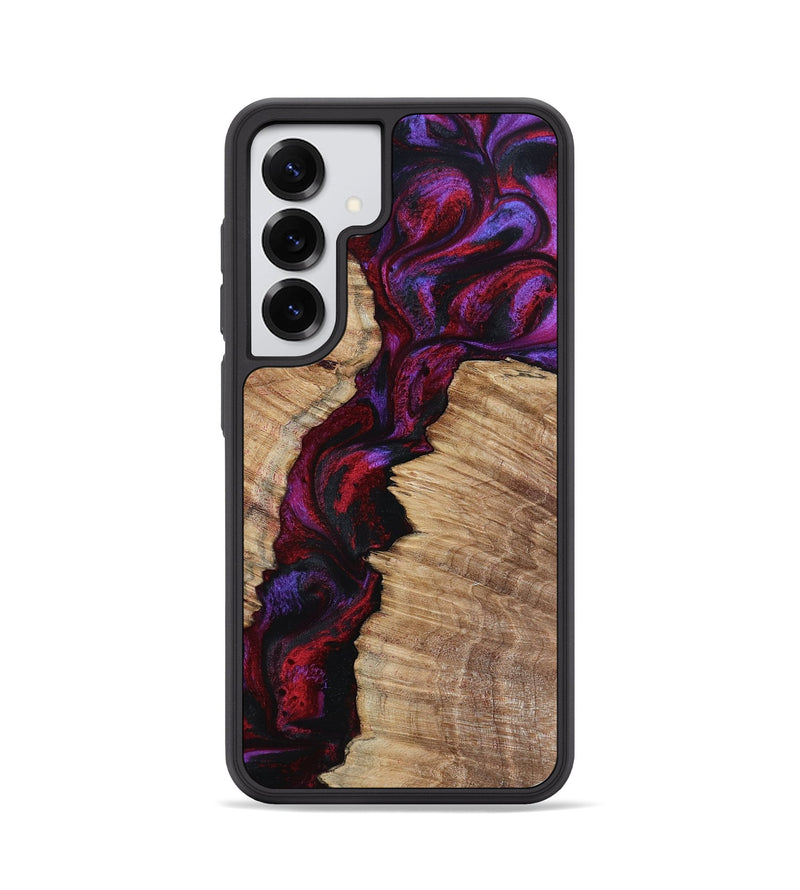 Galaxy S25 Wood Phone Case - Evelyne (Red, 799169)