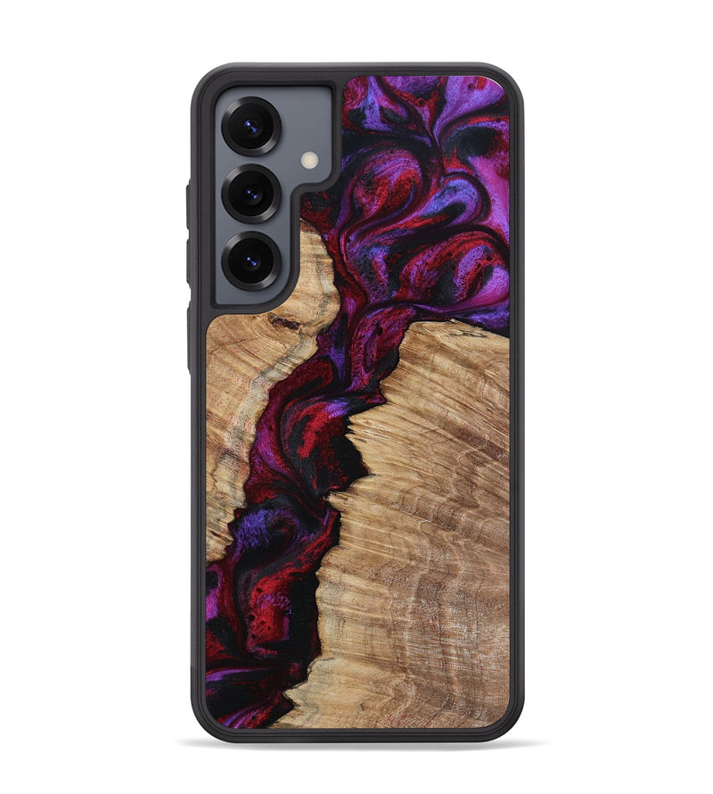 Galaxy S25 Plus Wood Phone Case - Evelyne (Red, 799169)
