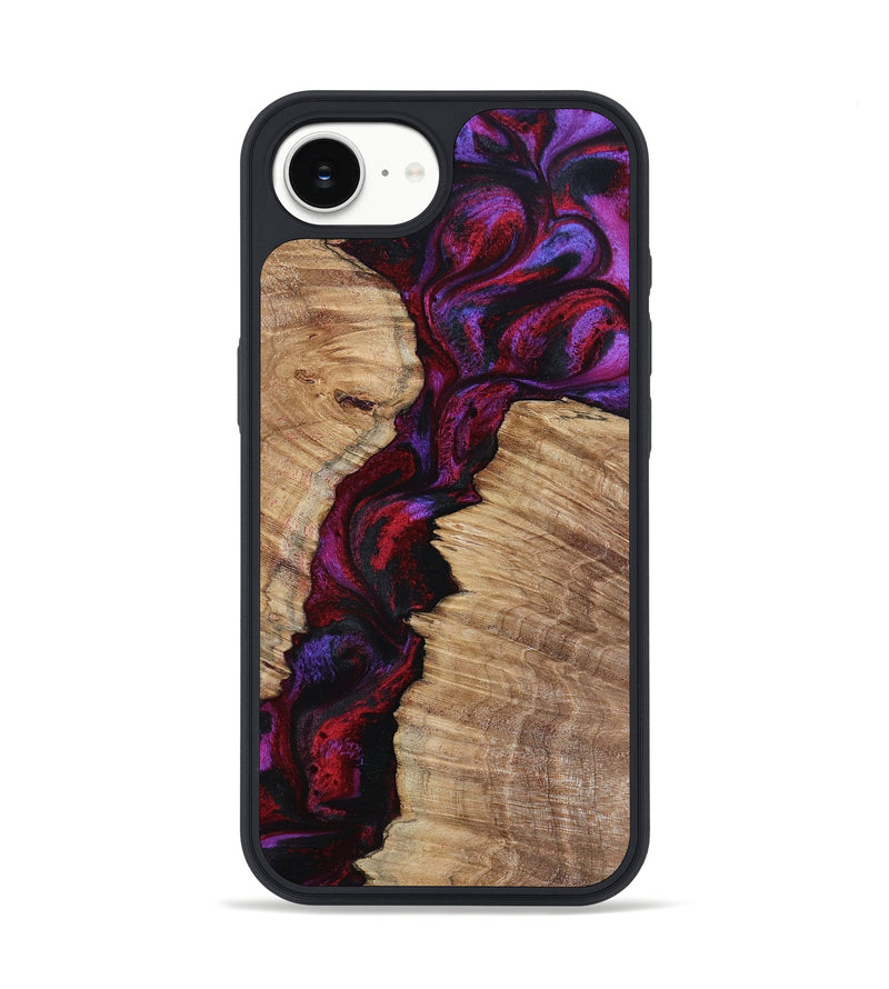 iPhone 16e Wood Phone Case - Evelyne (Red, 799169)