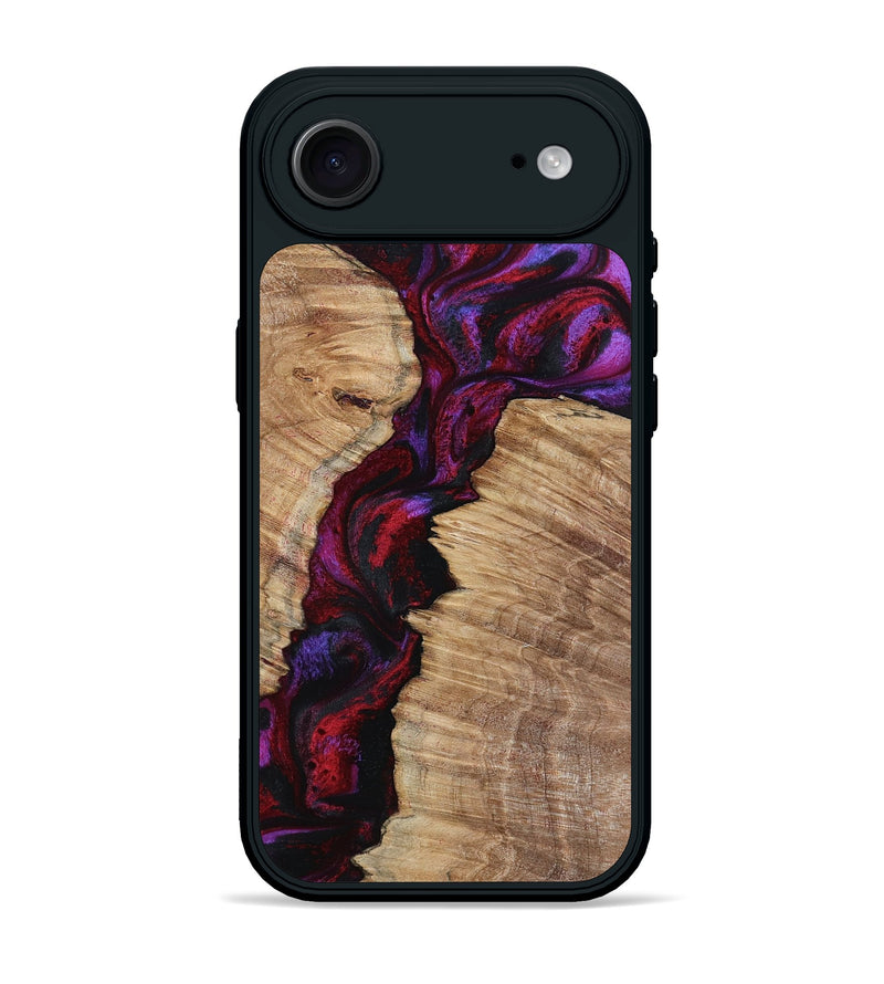 iPhone 17 Air Wood Phone Case - Evelyne (Red, 799169)