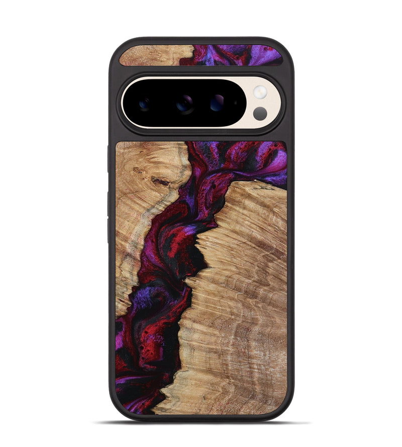Pixel 10 Wood Phone Case - Evelyne (Red, 799169)