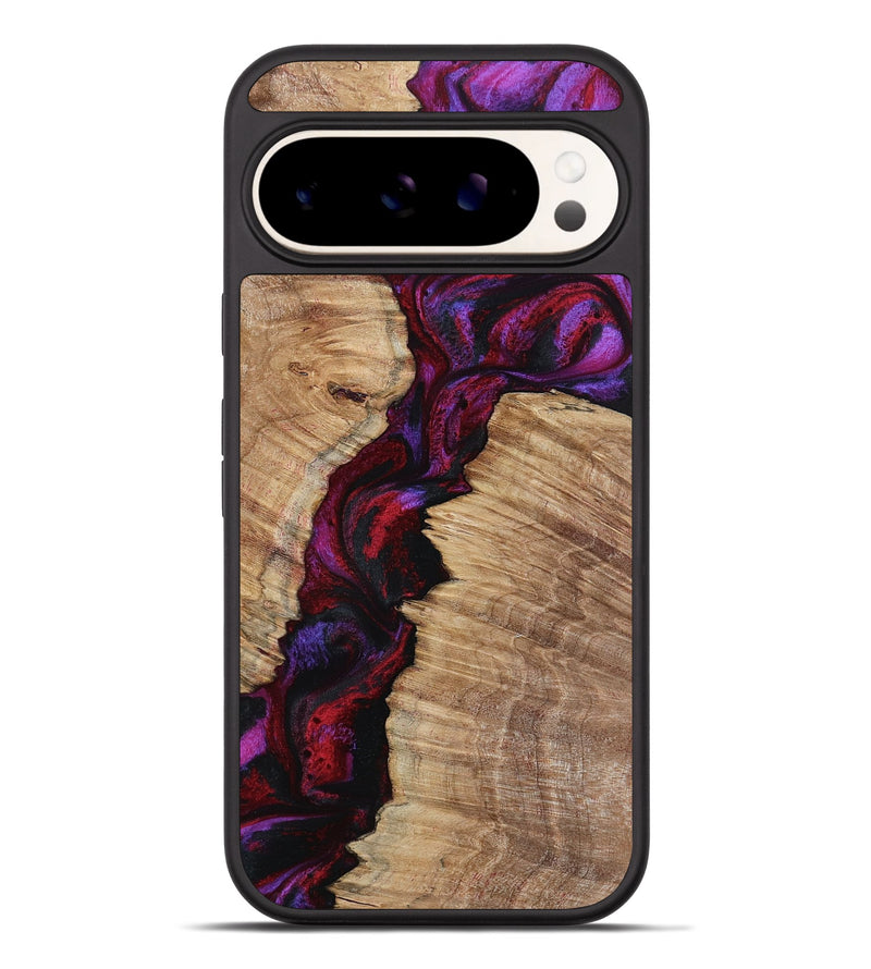 Pixel 9 Pro XL Wood Phone Case - Evelyne (Red, 799169)