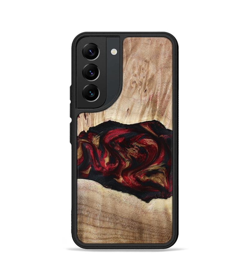 Galaxy S22 Wood Phone Case - Kade (Red, 799170)