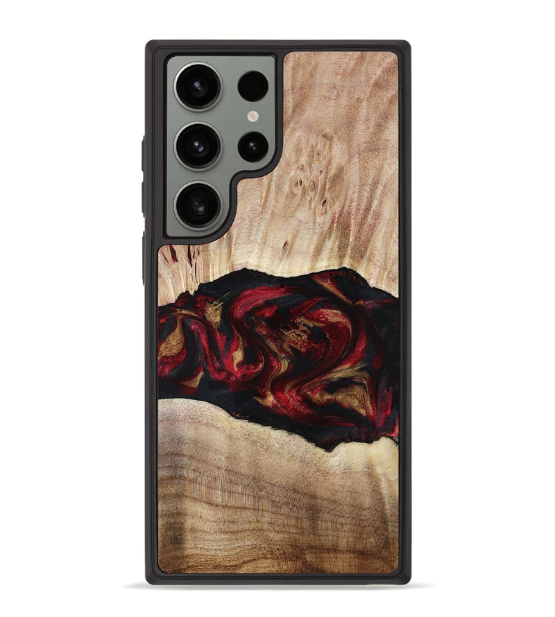 Galaxy S23 Ultra Wood Phone Case - Kade (Red, 799170)