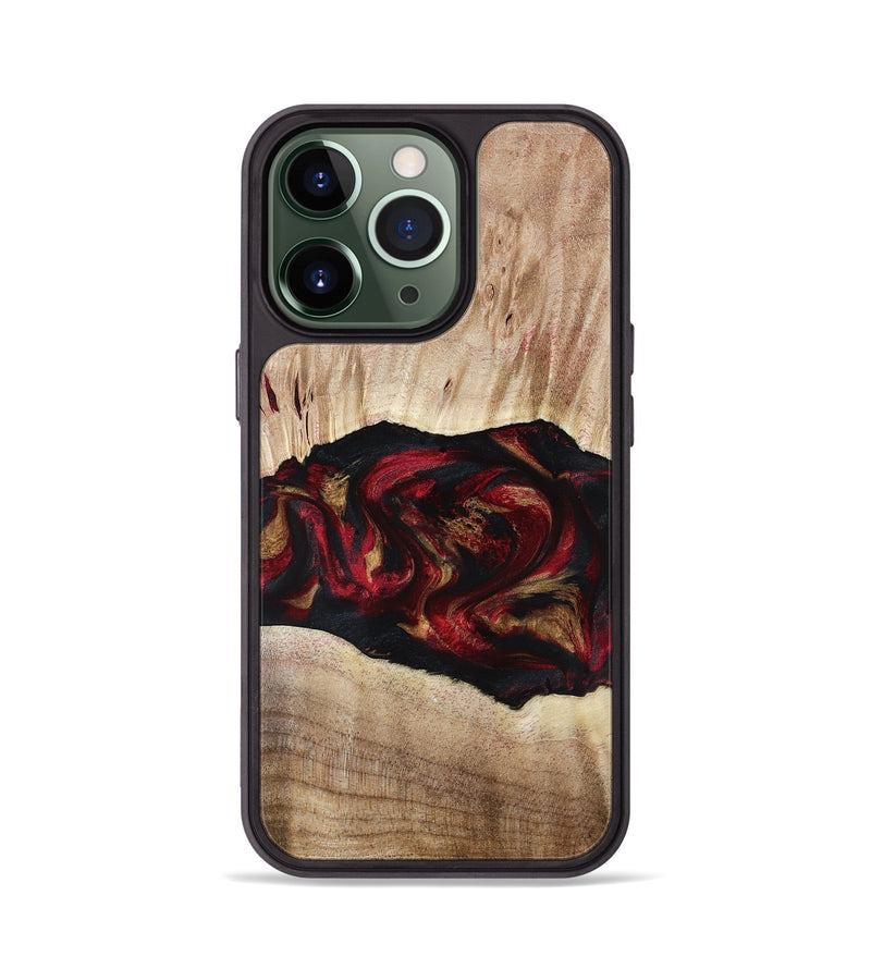 iPhone 13 Pro Wood Phone Case - Kade (Red, 799170)