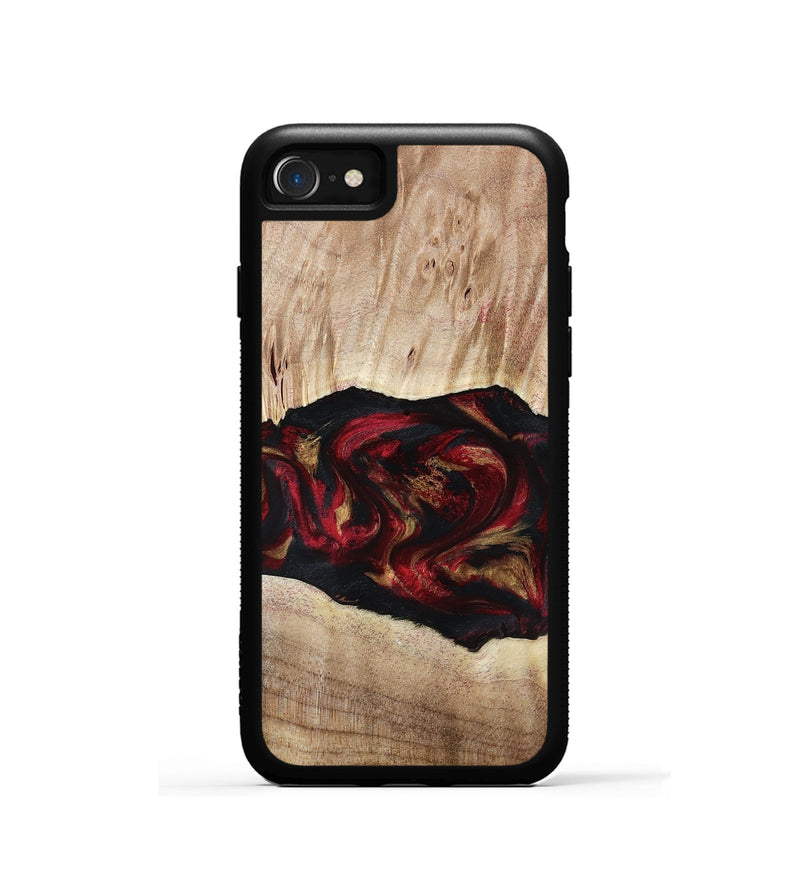 iPhone SE Wood Phone Case - Kade (Red, 799170)
