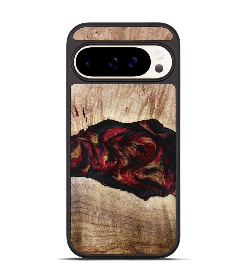 Pixel 9 Wood Phone Case - Kade (Red, 799170)