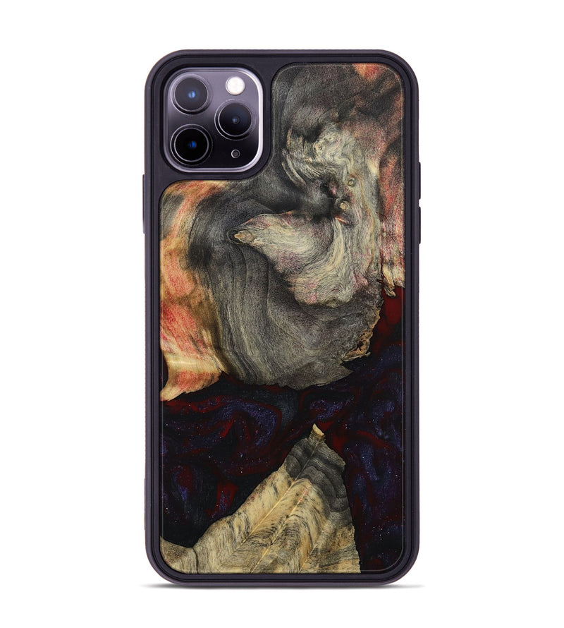 iPhone 11 Pro Max Wood Phone Case - Harris (Red, 799172)