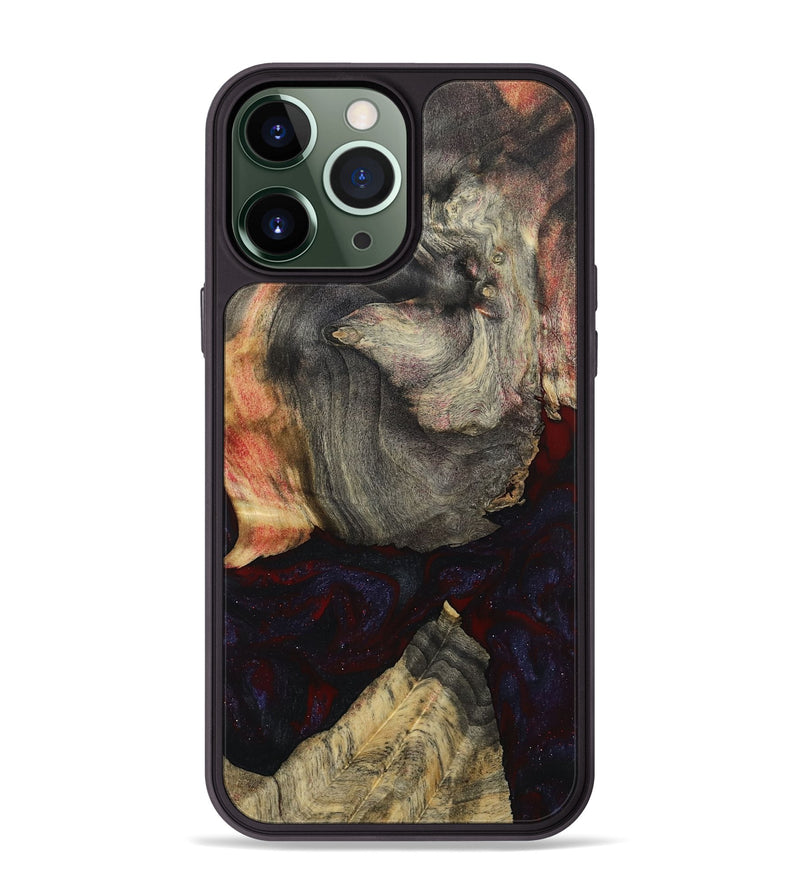 iPhone 13 Pro Max Wood Phone Case - Harris (Red, 799172)