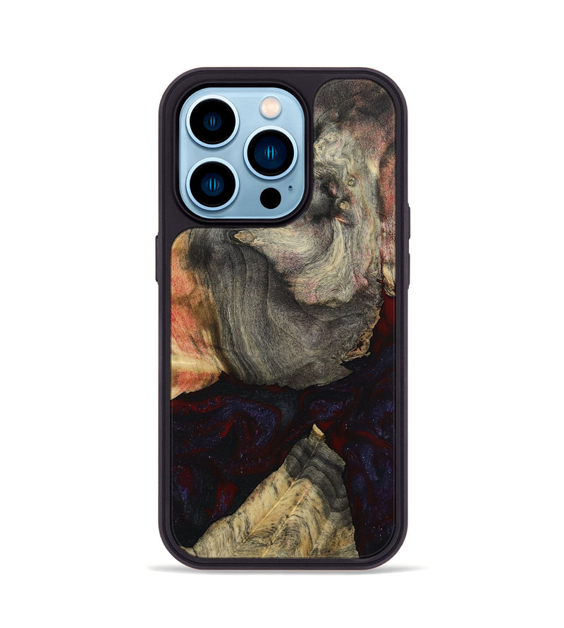 iPhone 14 Pro Wood Phone Case - Harris (Red, 799172)