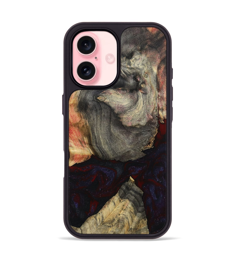 iPhone 16 Wood Phone Case - Harris (Red, 799172)