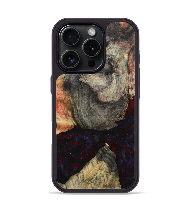 iPhone 16 Pro Wood Phone Case - Harris (Red, 799172)