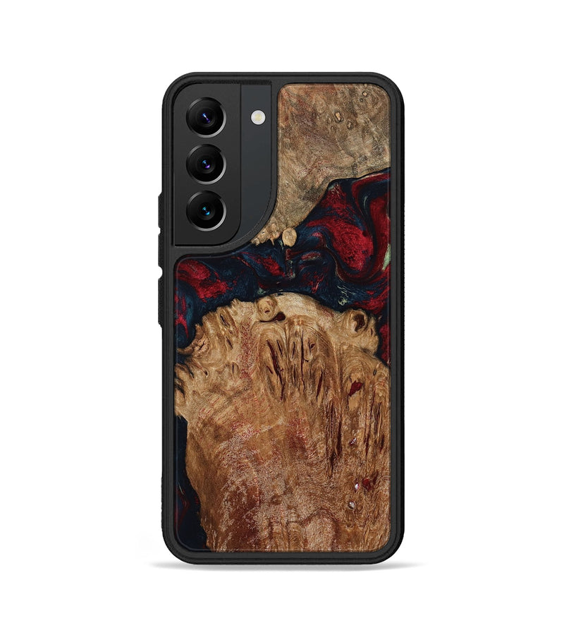 Galaxy S22 Wood Phone Case - Darren (Red, 799175)