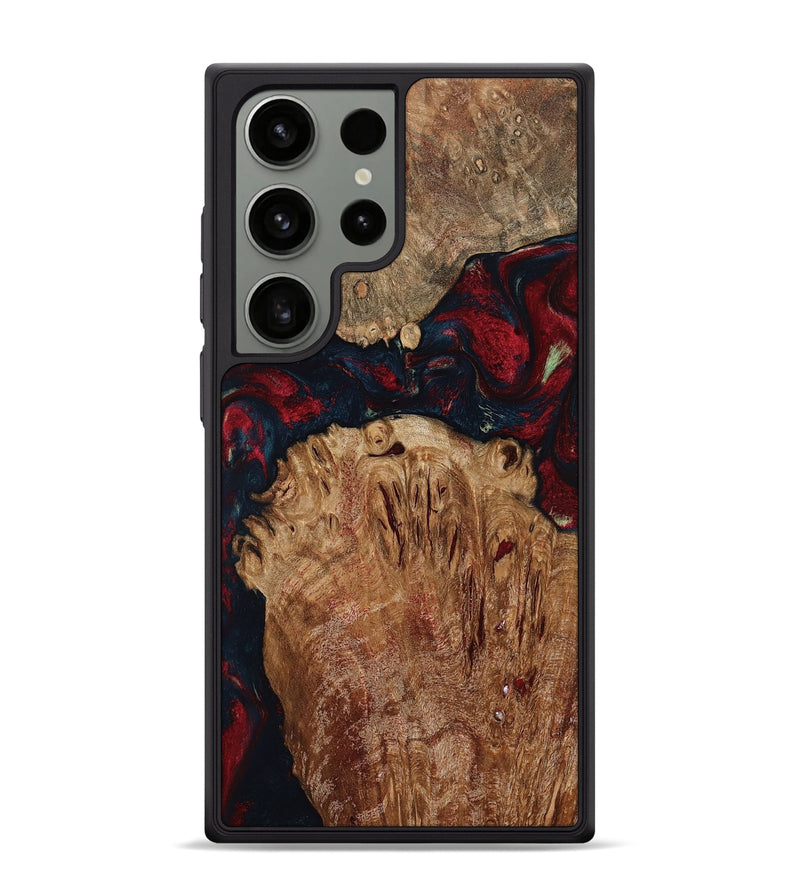 Galaxy S24 Ultra Wood Phone Case - Darren (Red, 799175)