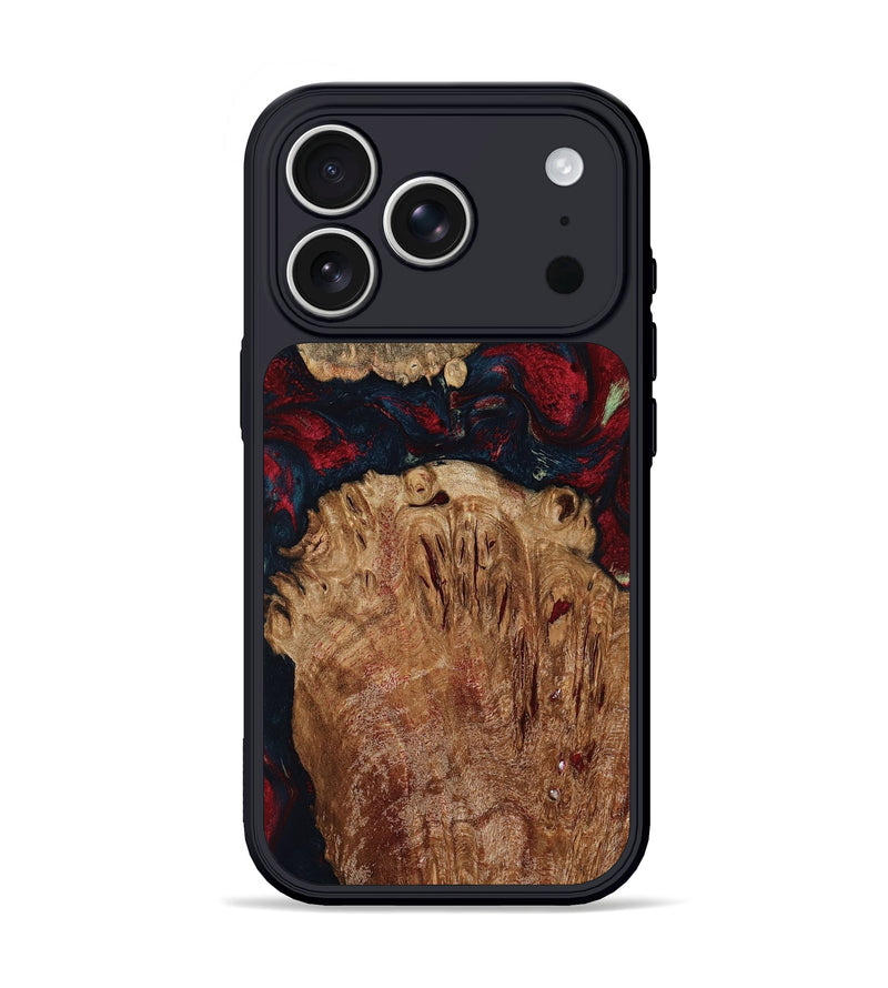 iPhone 17 Pro Wood Phone Case - Darren (Red, 799175)
