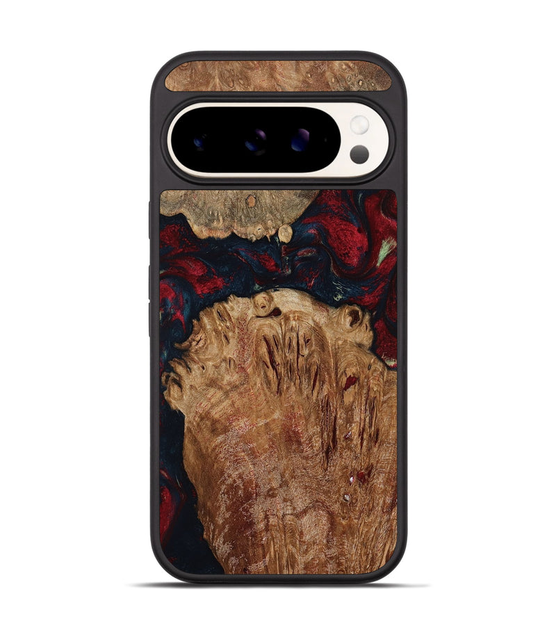 Pixel 9 Wood Phone Case - Darren (Red, 799175)