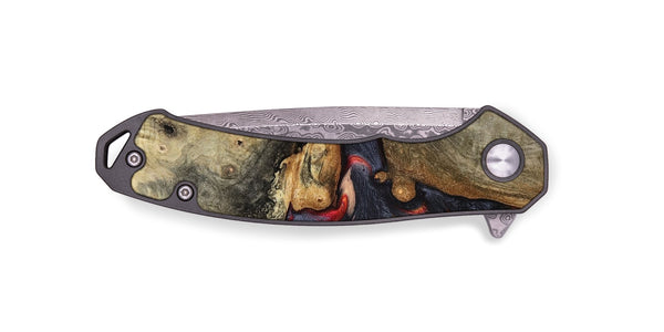 EDC Wood Pocket Knife - Kenji (Red, 799176)