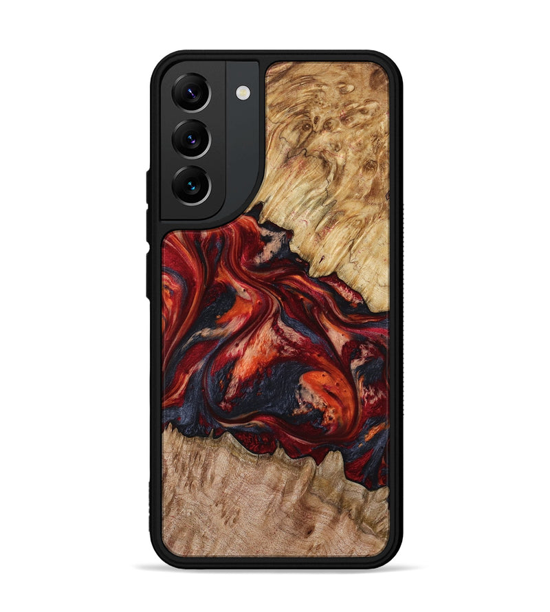 Galaxy S22 Plus Wood Phone Case - Queen (Red, 799177)