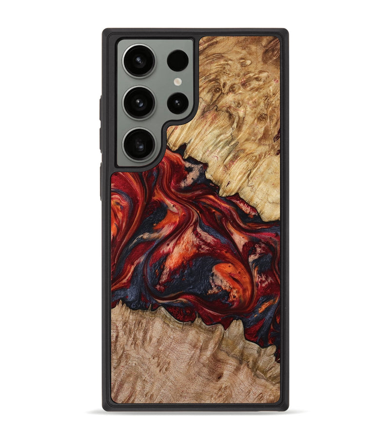 Galaxy S23 Ultra Wood Phone Case - Queen (Red, 799177)