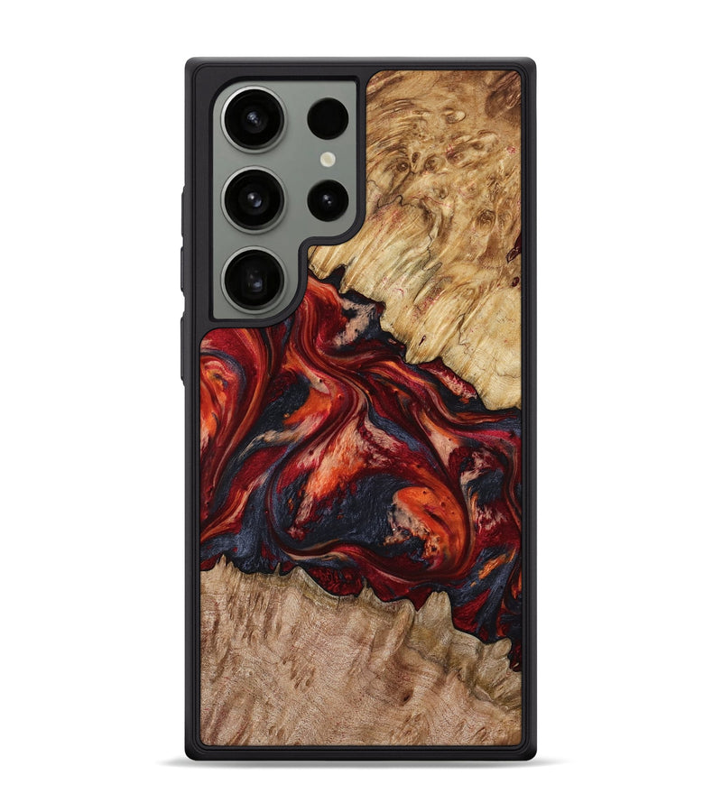 Galaxy S24 Ultra Wood Phone Case - Queen (Red, 799177)