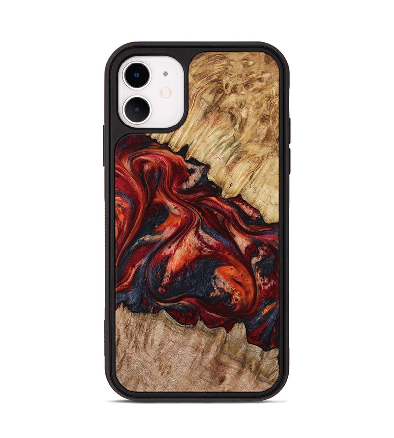 iPhone 11 Wood Phone Case - Queen (Red, 799177)