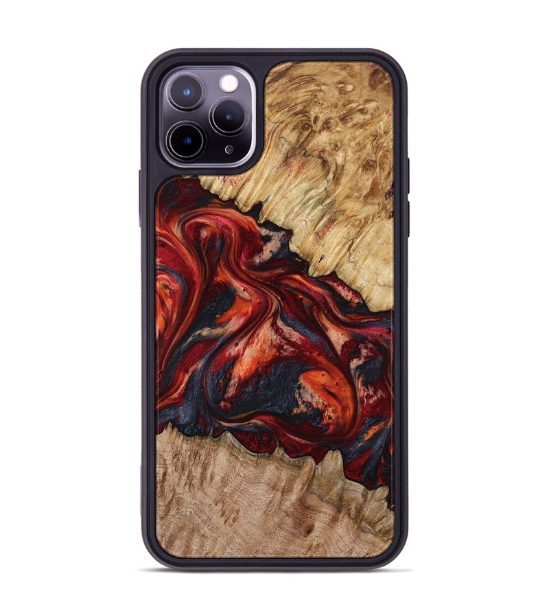 iPhone 11 Pro Max Wood Phone Case - Queen (Red, 799177)